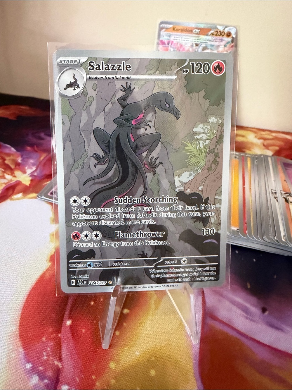 Salazzle, Koraidon Pokémon ex Cards, and Bulk Stack